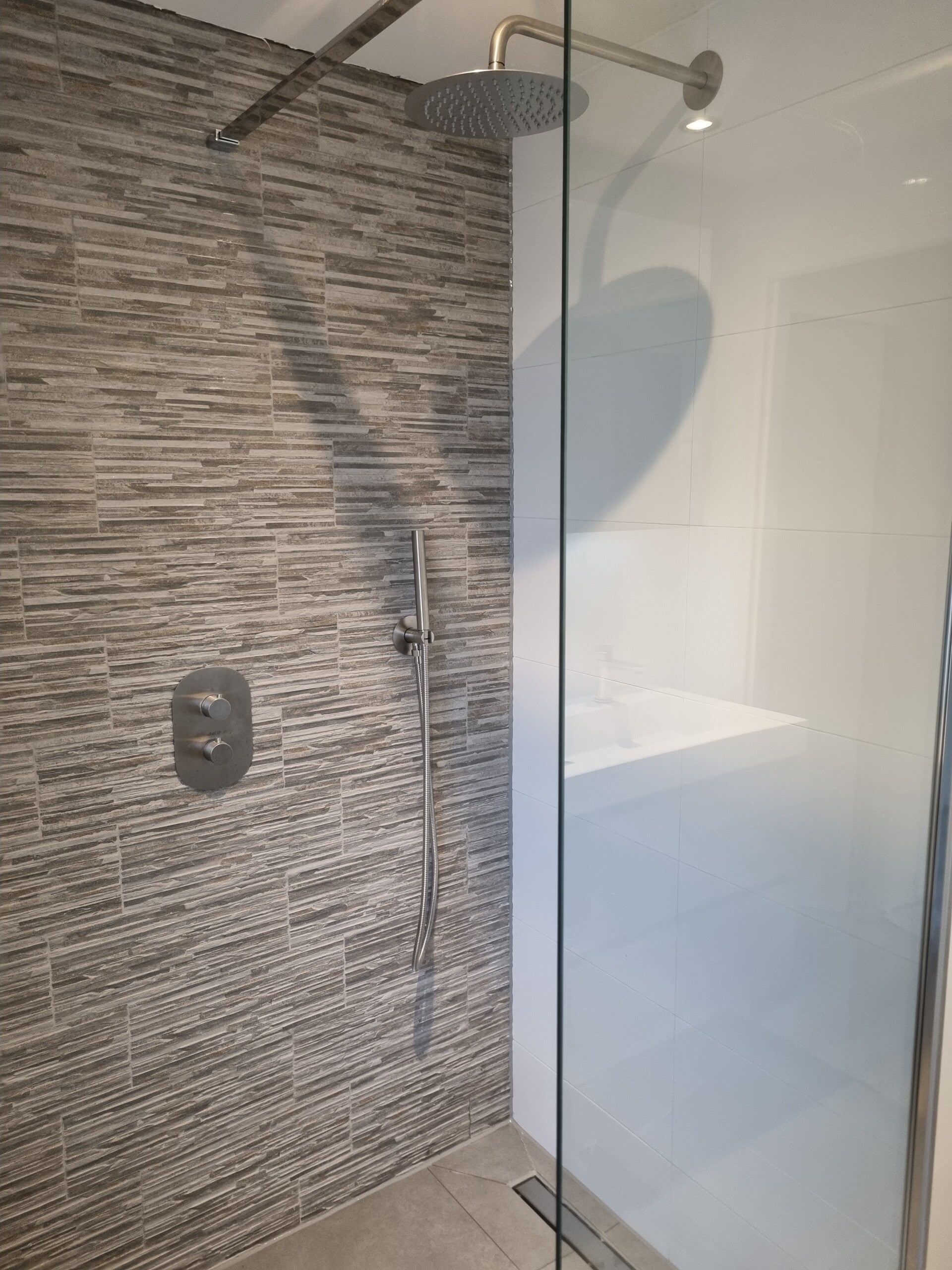Badkamer in aanbouw