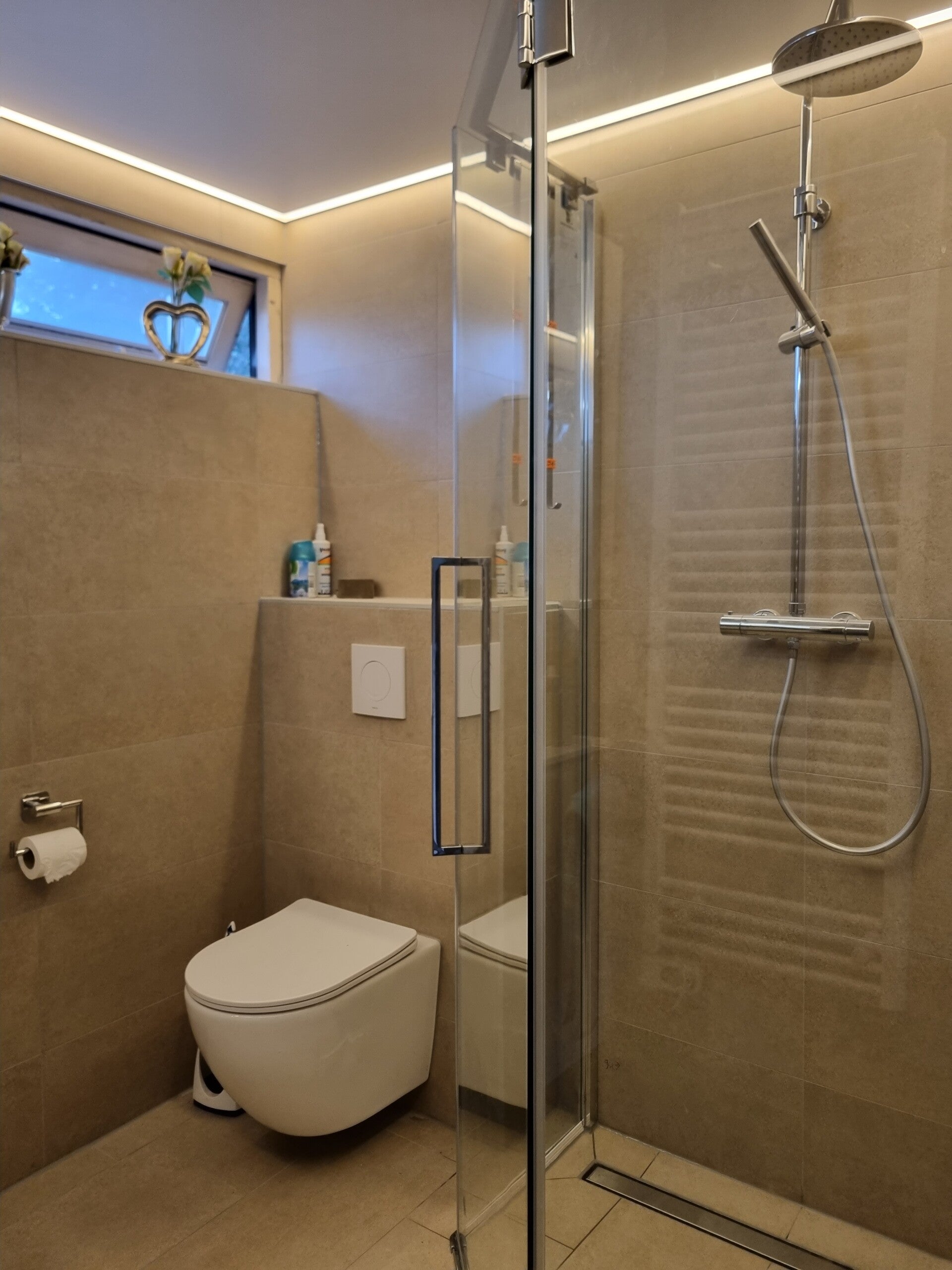 Sanitair geplaatst