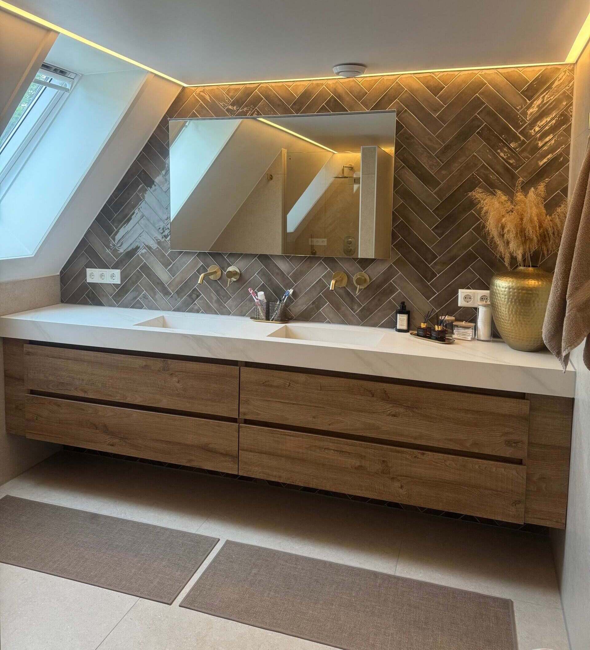 Badkamer in aanbouw