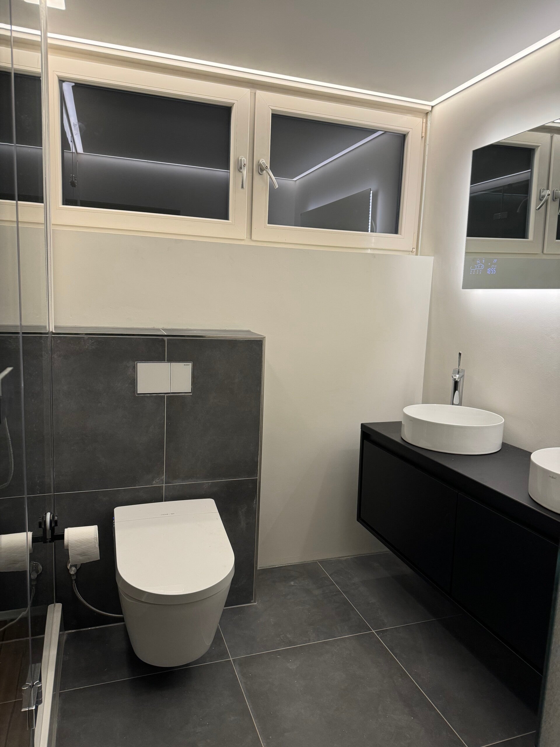 Badkamer afwerking detail